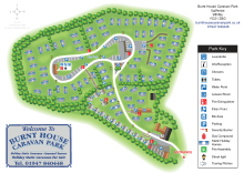 burnthousemap holiday park map
