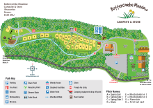 buttercombemeadow holiday park map