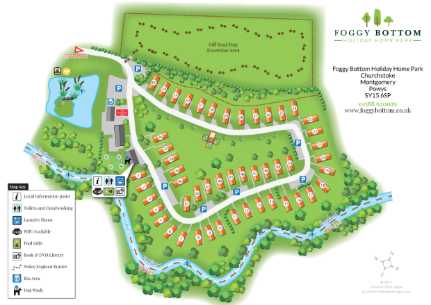 foggybottom large holiday park map sample