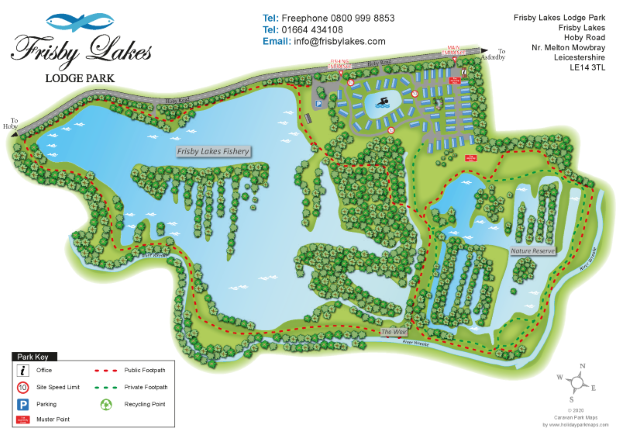 frisbylakeswide large holiday park map sample