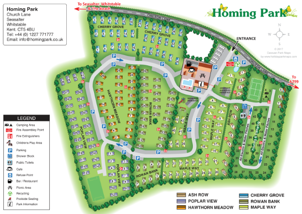 homingparkmap large holiday park map sample