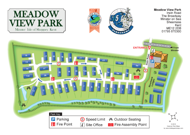 meadowview large holiday park map sample