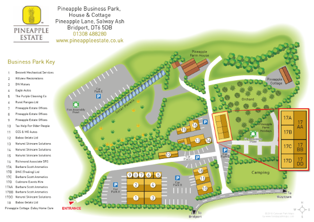 pineapplebusinesspark large holiday park map sample