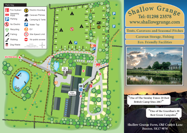 shallowgrange page 1 large holiday park map sample