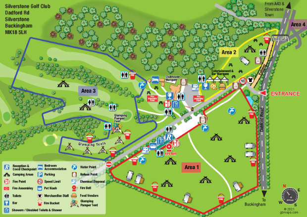 silverstonemap large holiday park map sample