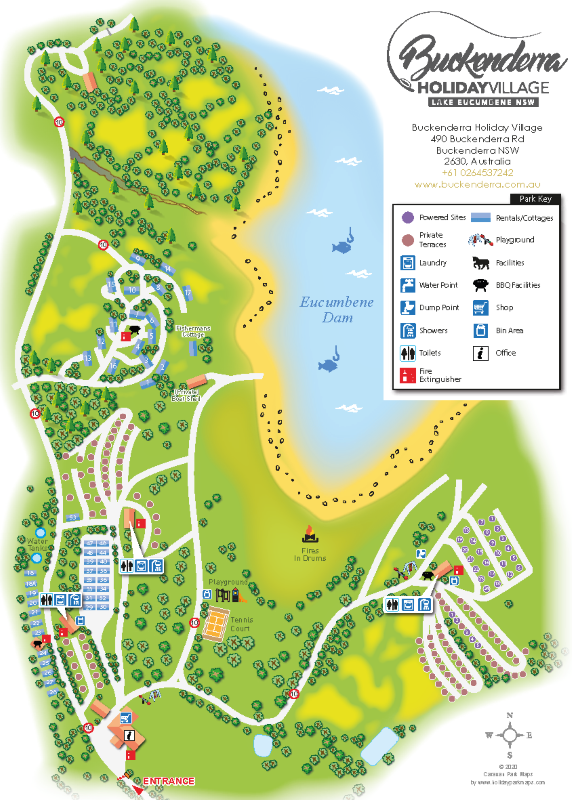 buckenderra large holiday park map sample buckenderra large holiday park map sample