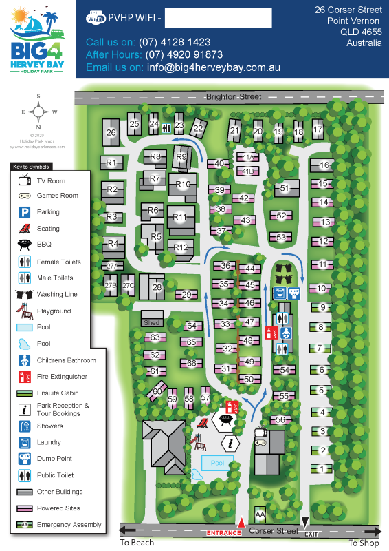 pvhp large holiday park map sample