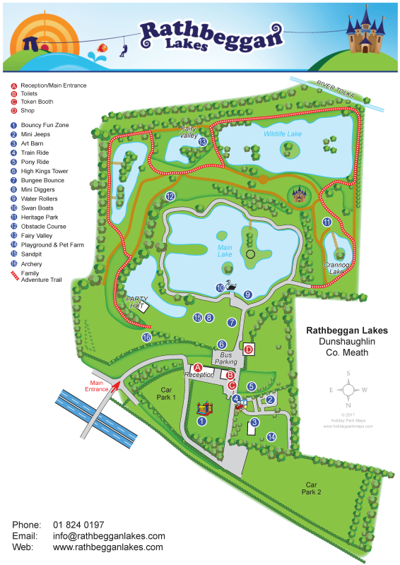 rathbegganmap large holiday park map sample