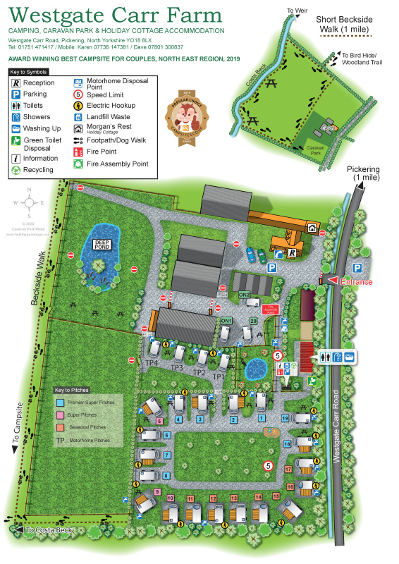 westgatecarrmap large holiday park map sample