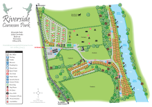 riversideplancolour holiday park map